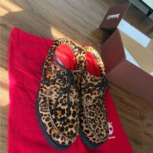 Supreme Timberland Cheetah Print Boat Shoes